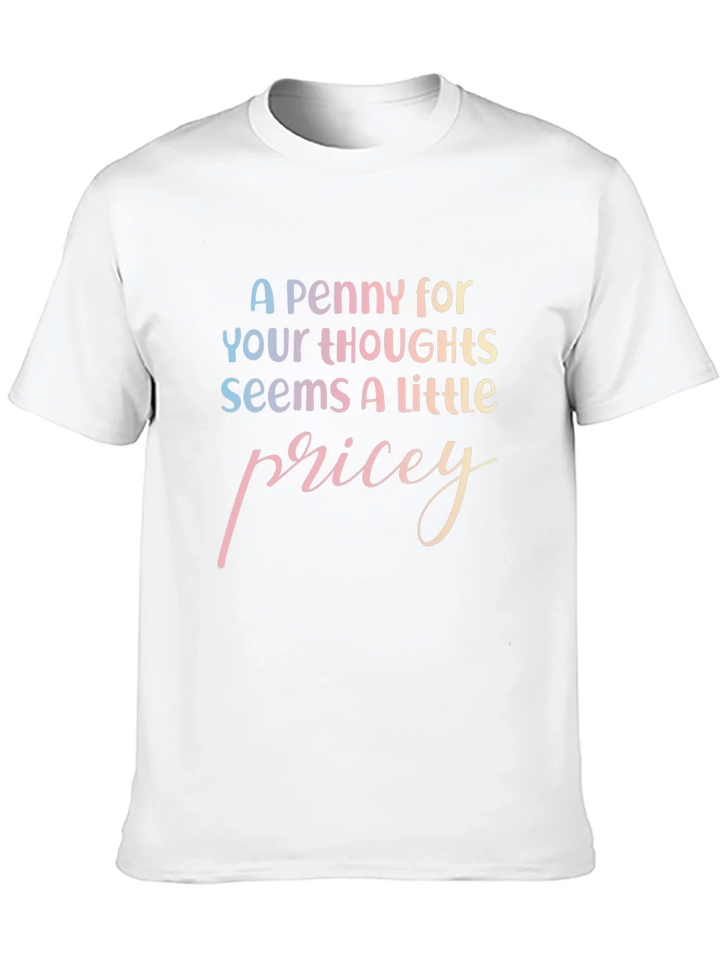 Penny For Your Thoughts T-Shirt Black Tee