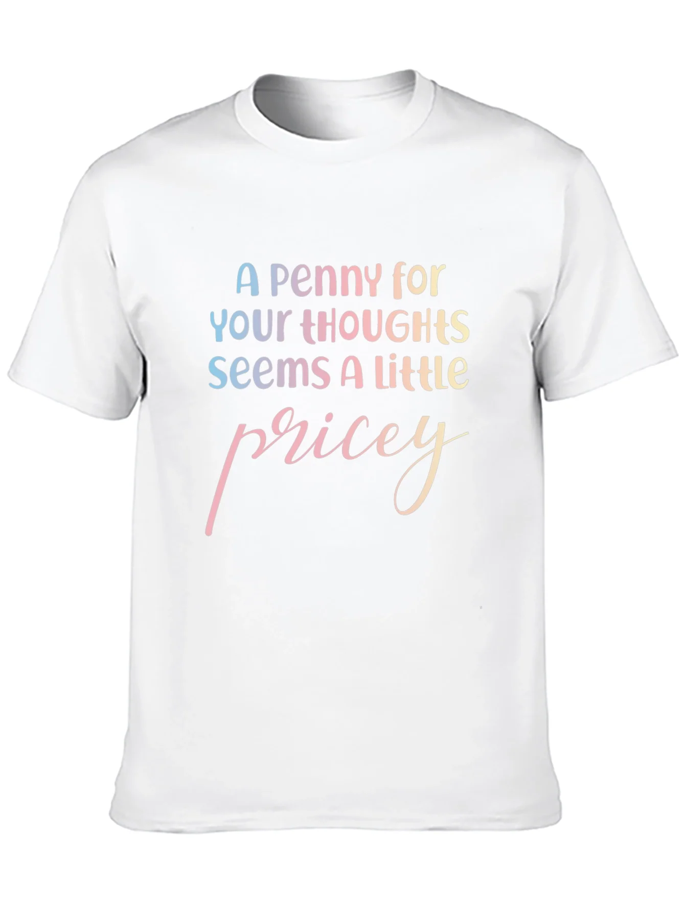 Penny For Your Thoughts T-Shirt Black Tee
