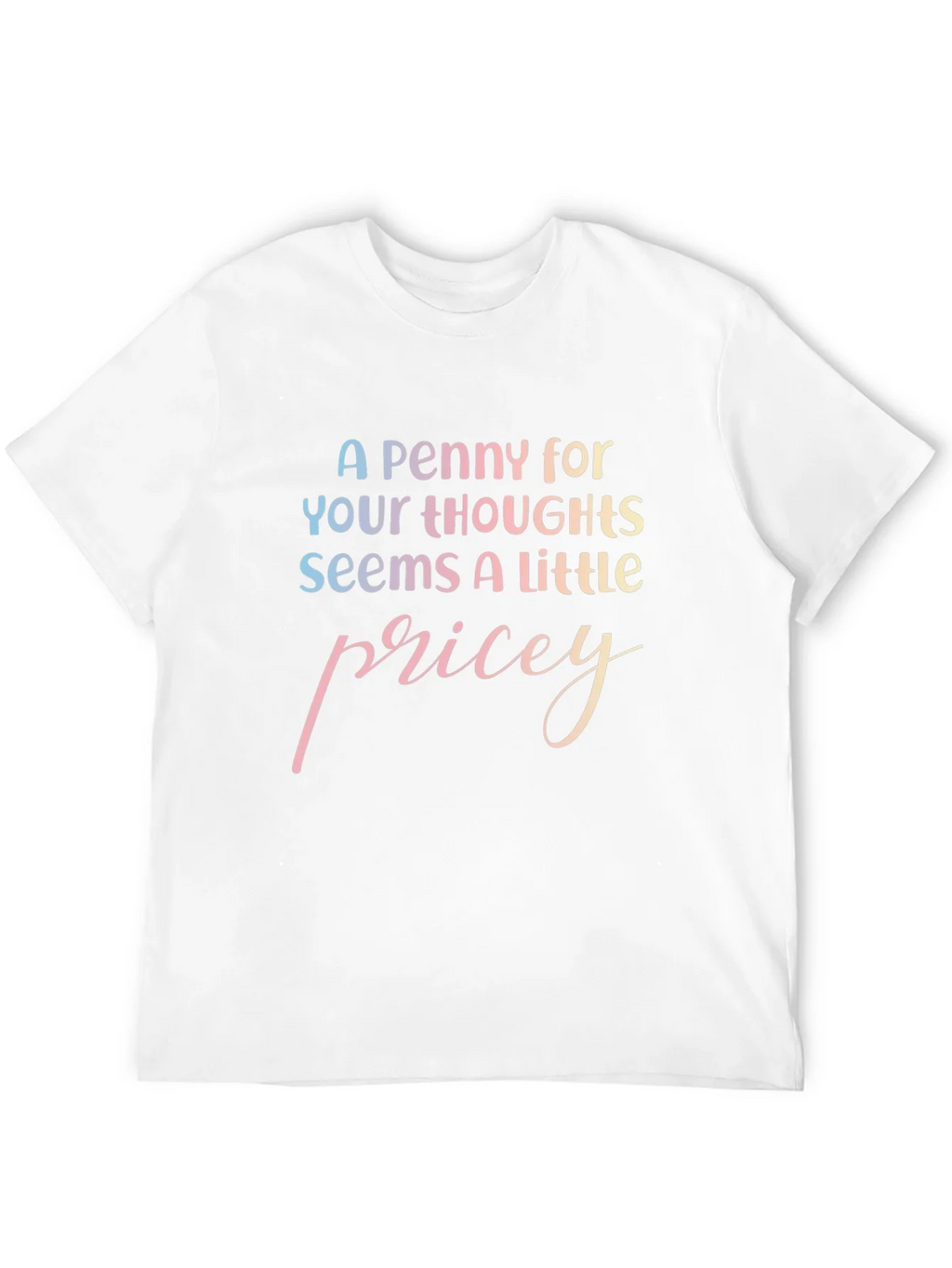Penny For Your Thoughts T-Shirt Black Tee