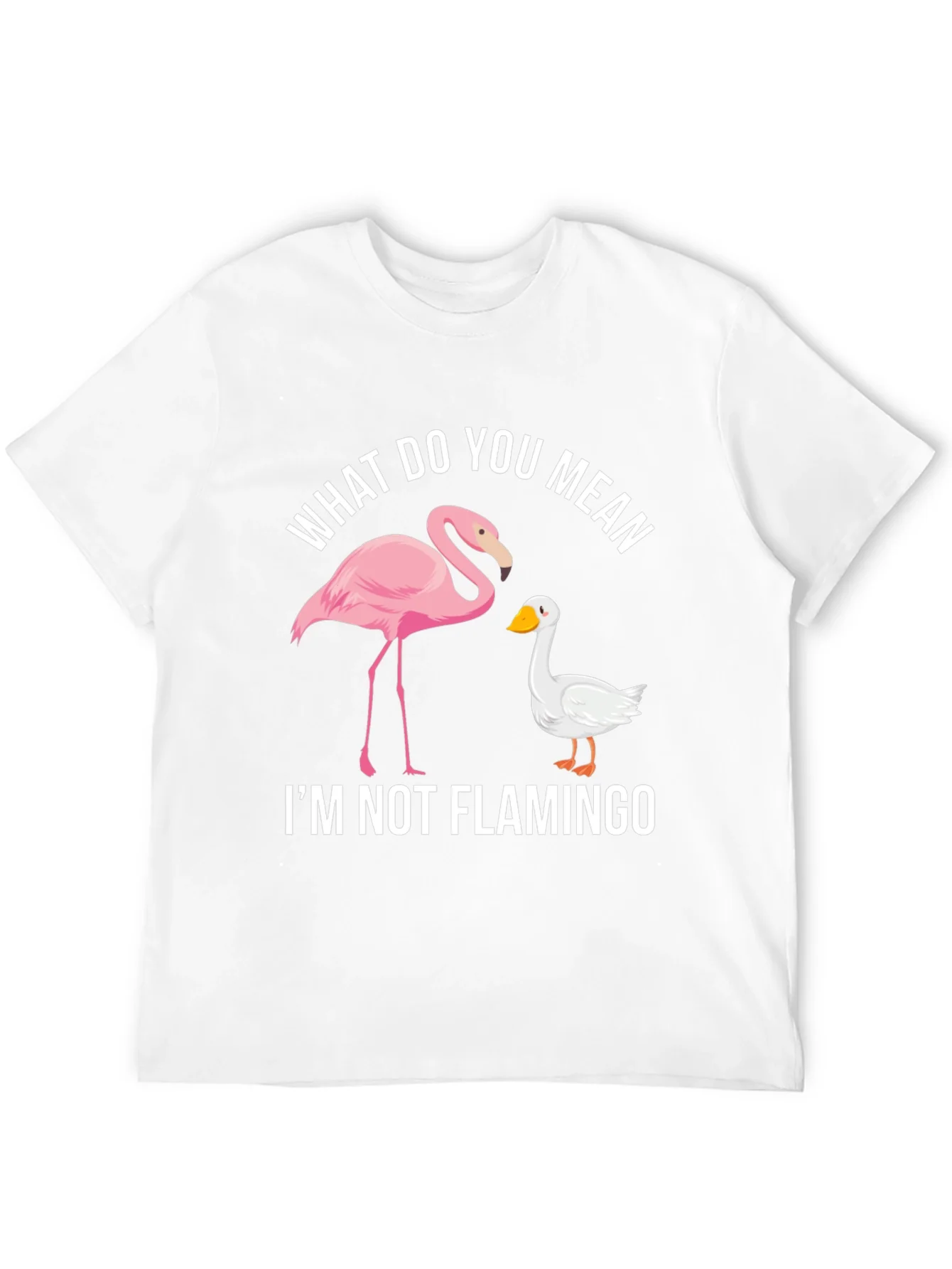 Funny Im Not Flamingo Graphic Tee