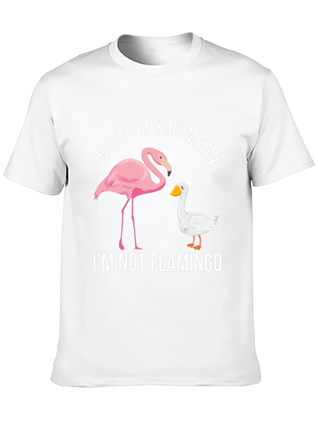 Funny Im Not Flamingo Graphic Tee