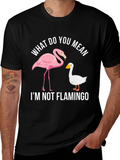 Funny Im Not Flamingo Graphic Tee