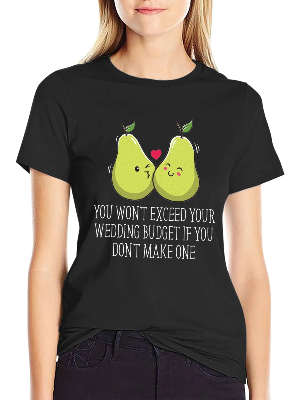 Funny Pear Wedding Budget T-Shirt