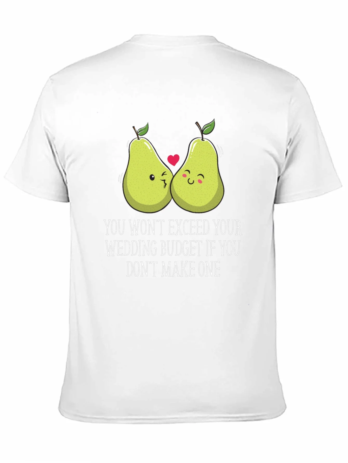 Funny Pear Wedding Budget T-Shirt