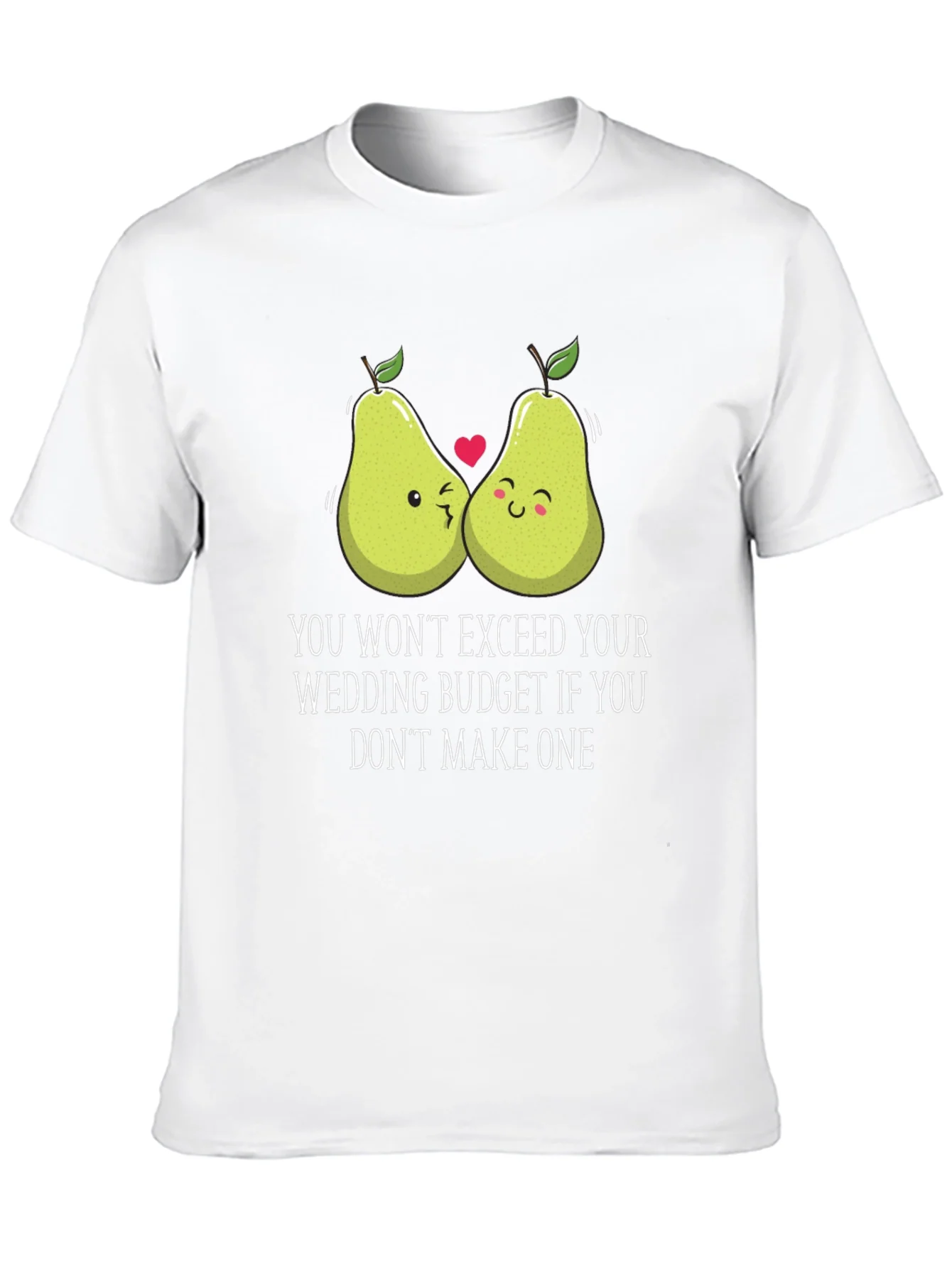 Funny Pear Wedding Budget T-Shirt