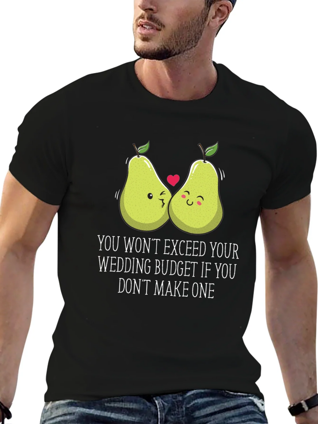 Funny Pear Wedding Budget T-Shirt