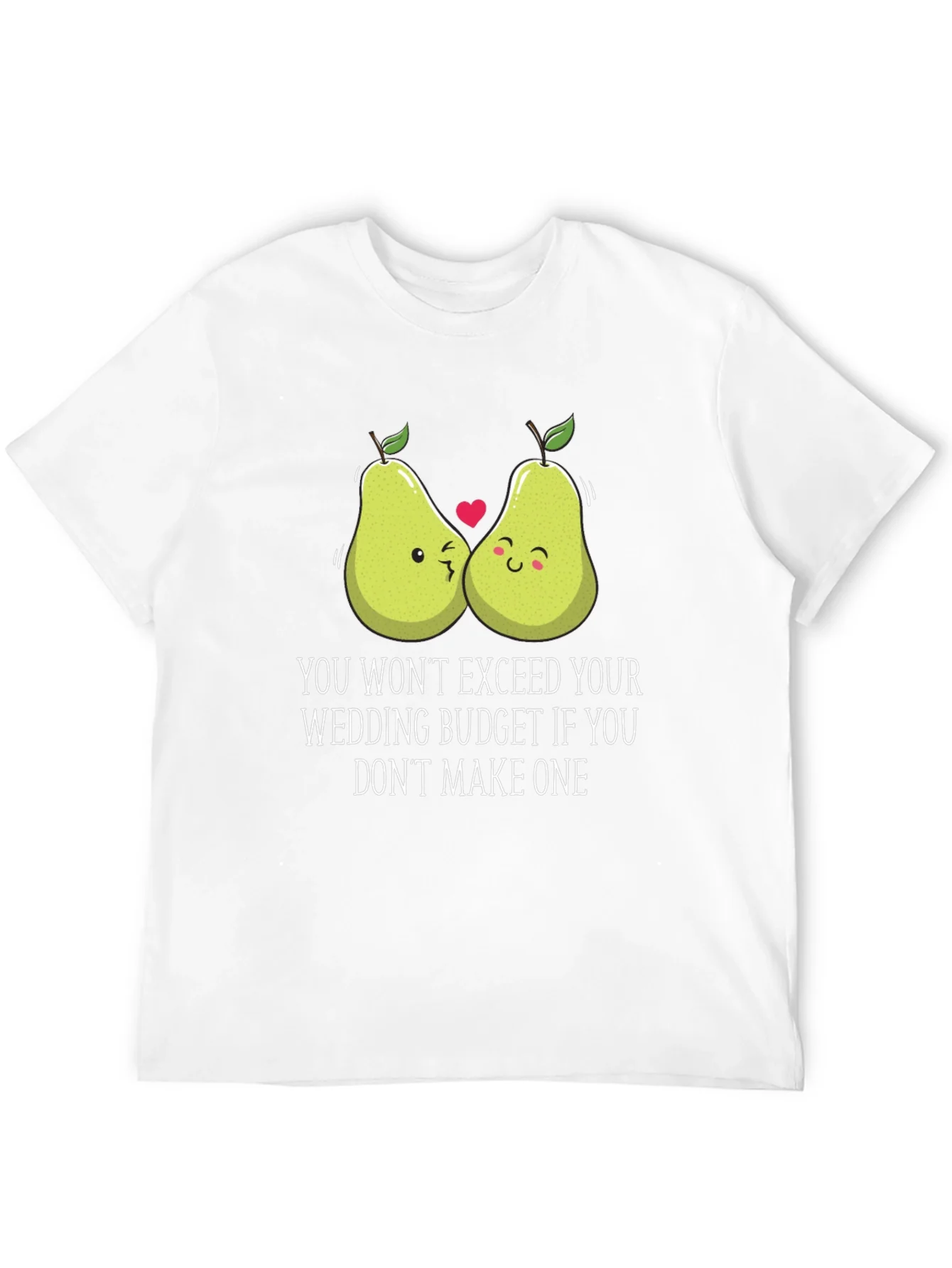 Funny Pear Wedding Budget T-Shirt