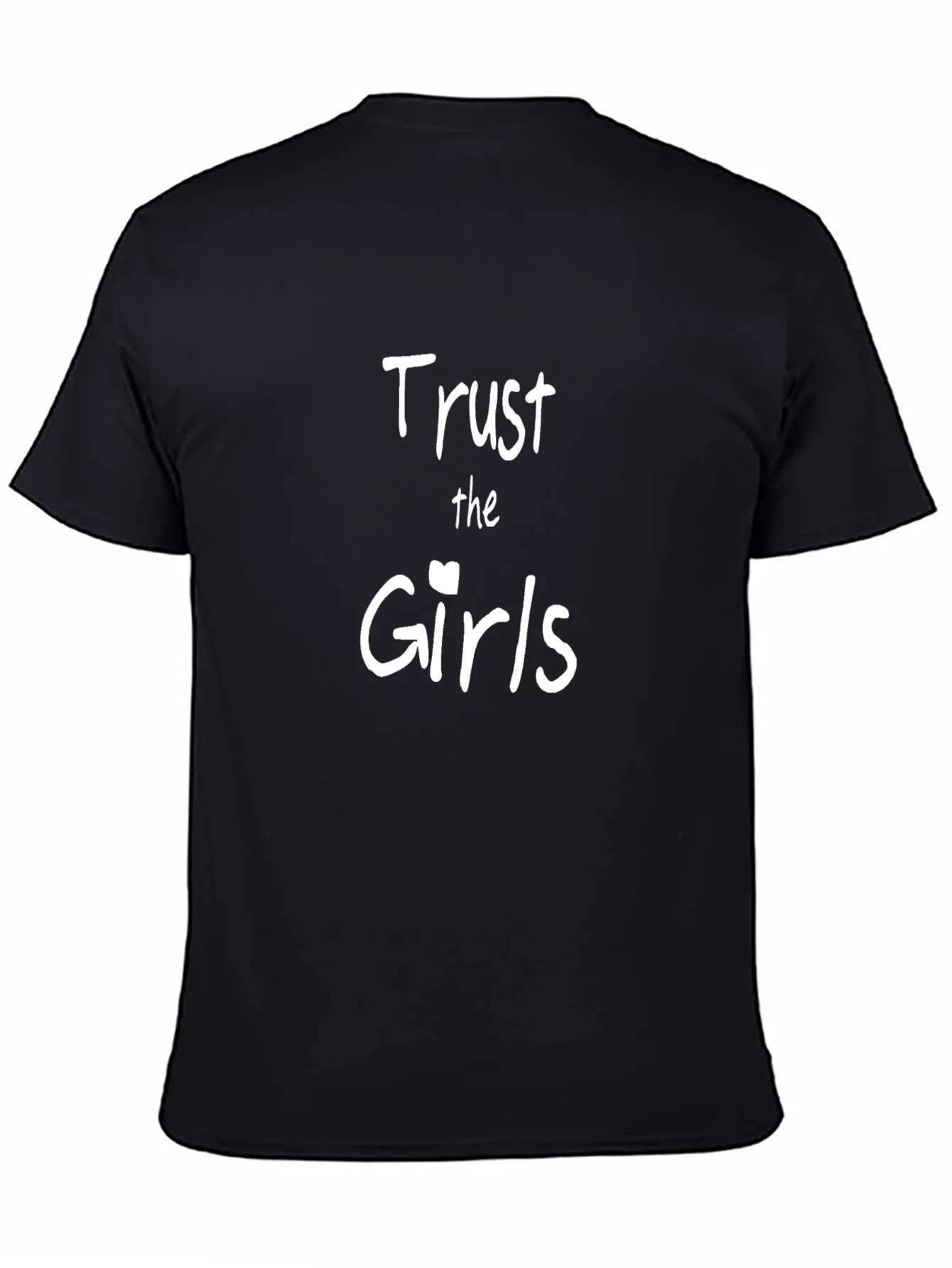 Trust The Girls Black Graphic Tee