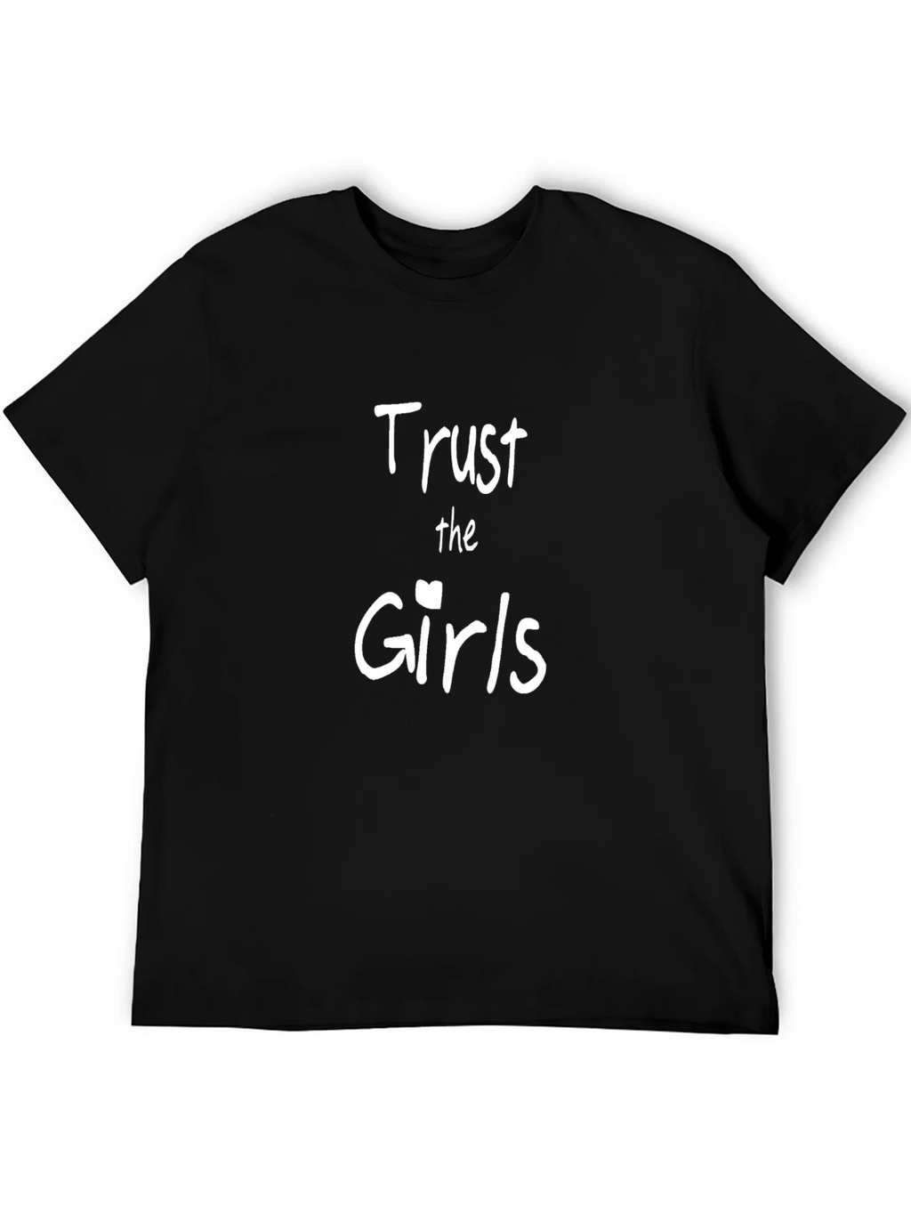 Trust The Girls Black Graphic Tee