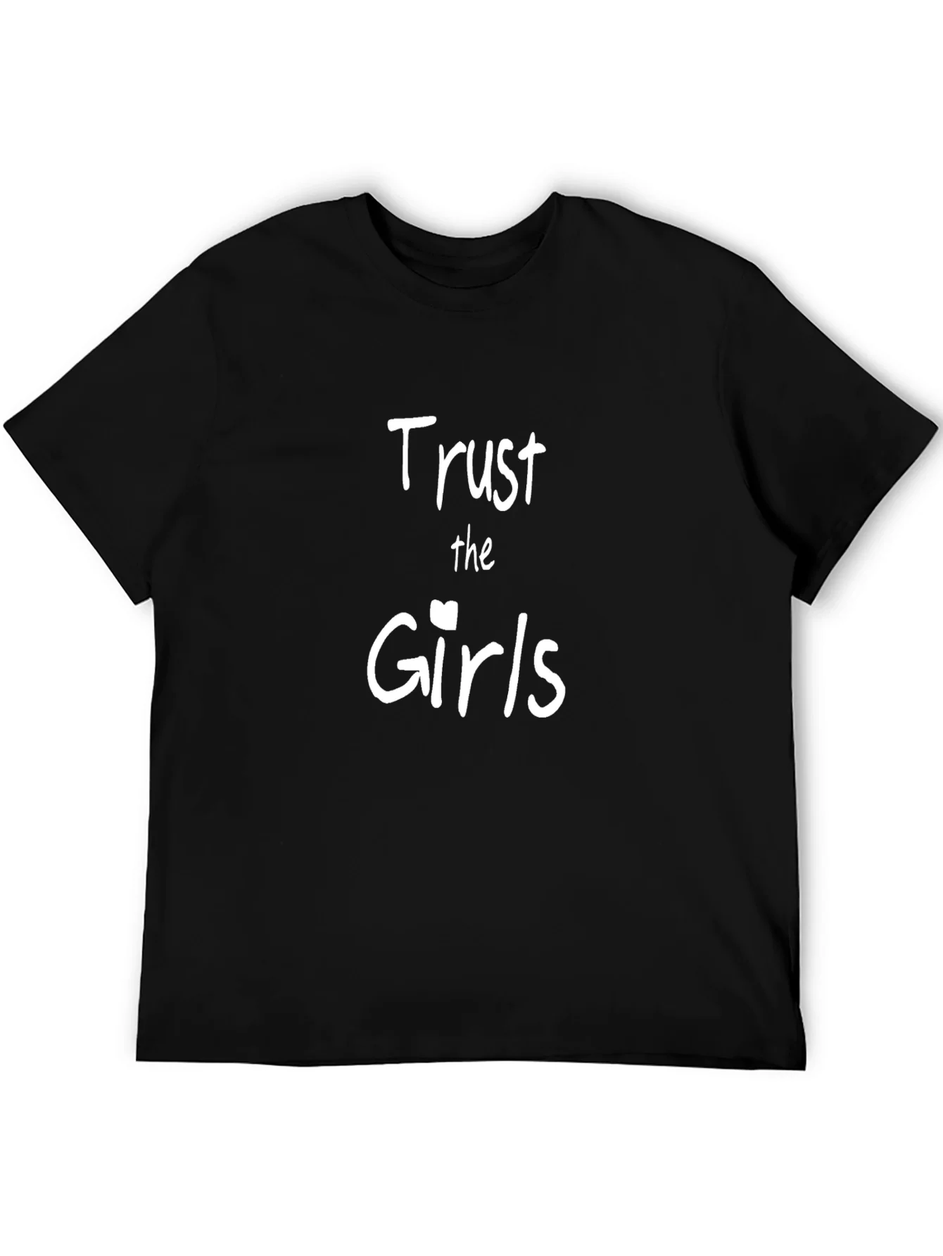 Trust The Girls Black Graphic Tee