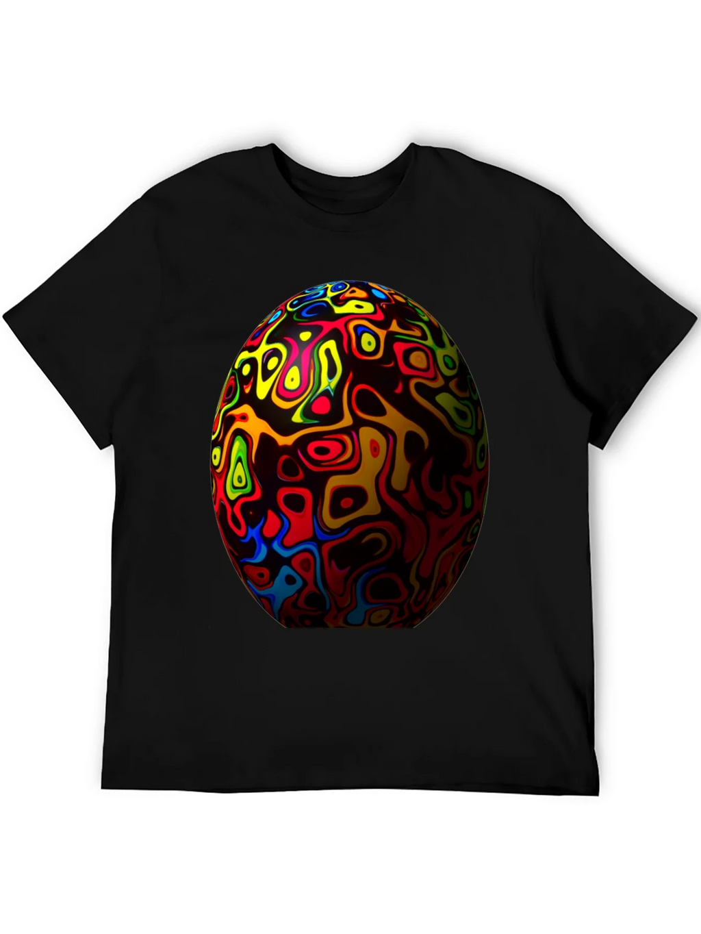 Abstract Sphere Graphic Tee - Unique Design