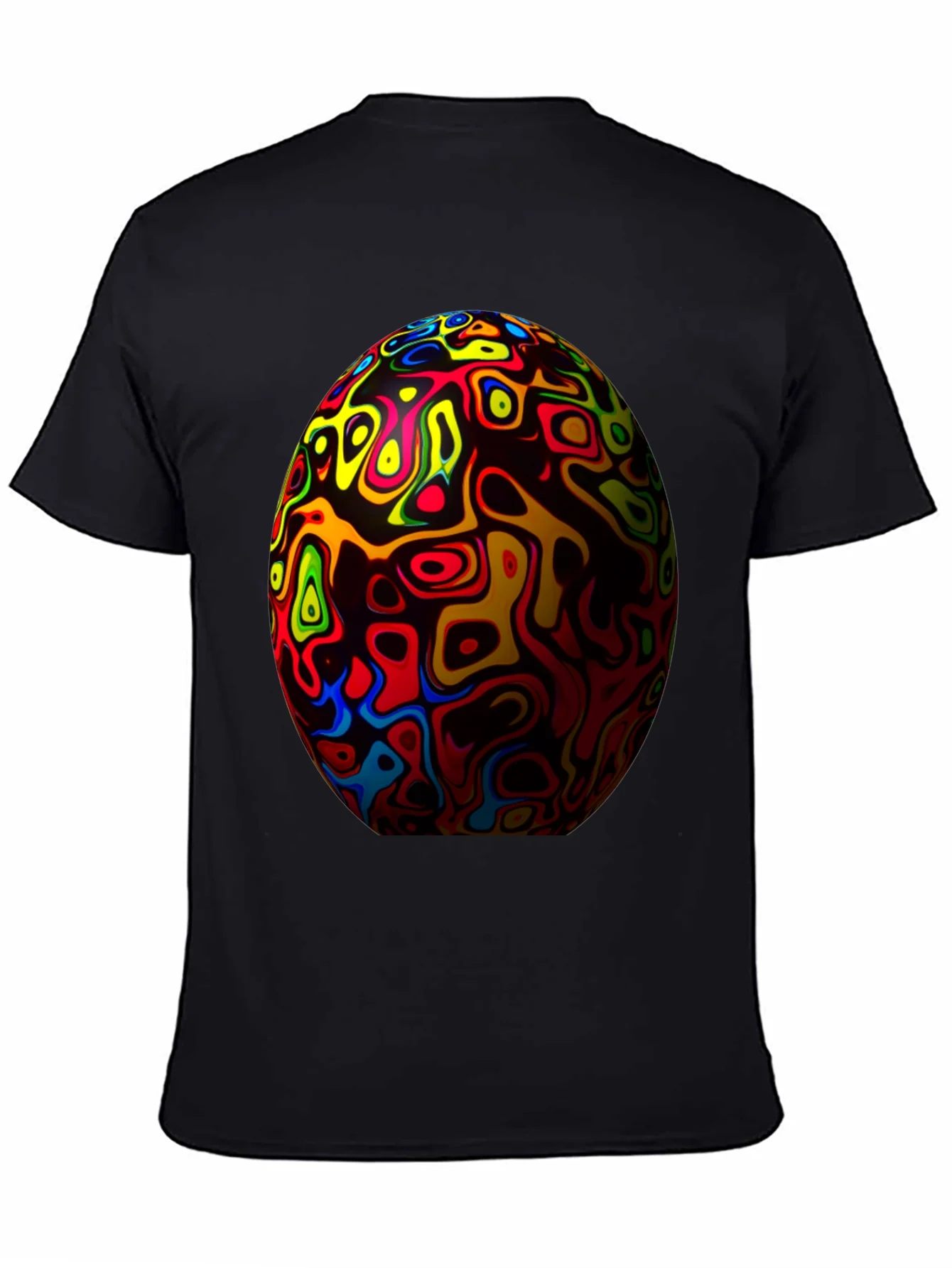 Abstract Sphere Graphic Tee - Unique Design