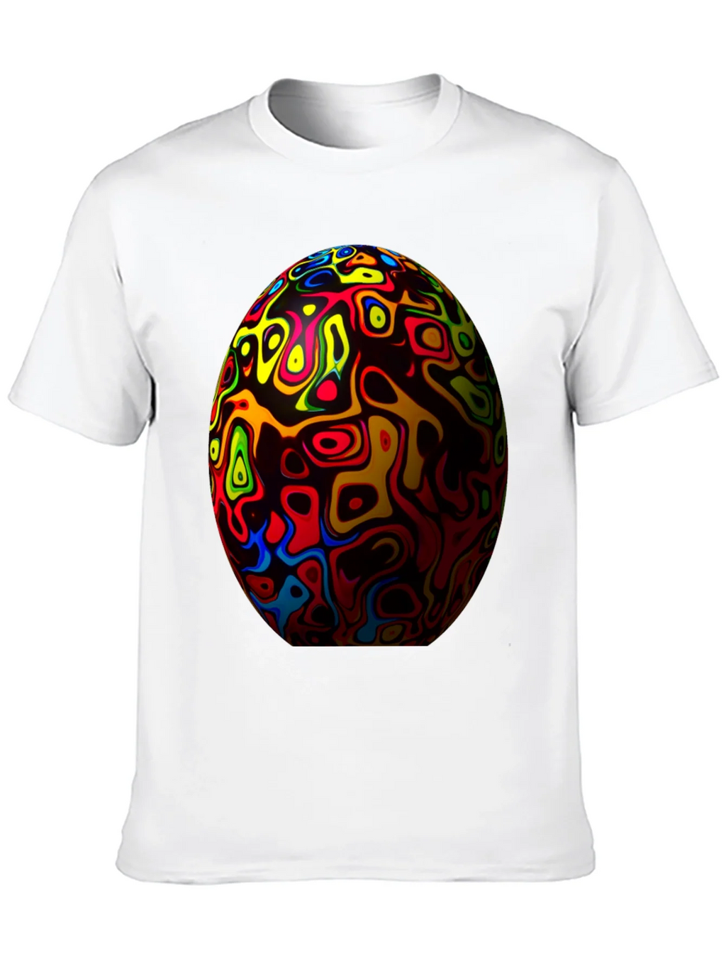 Abstract Sphere Graphic Tee - Unique Design