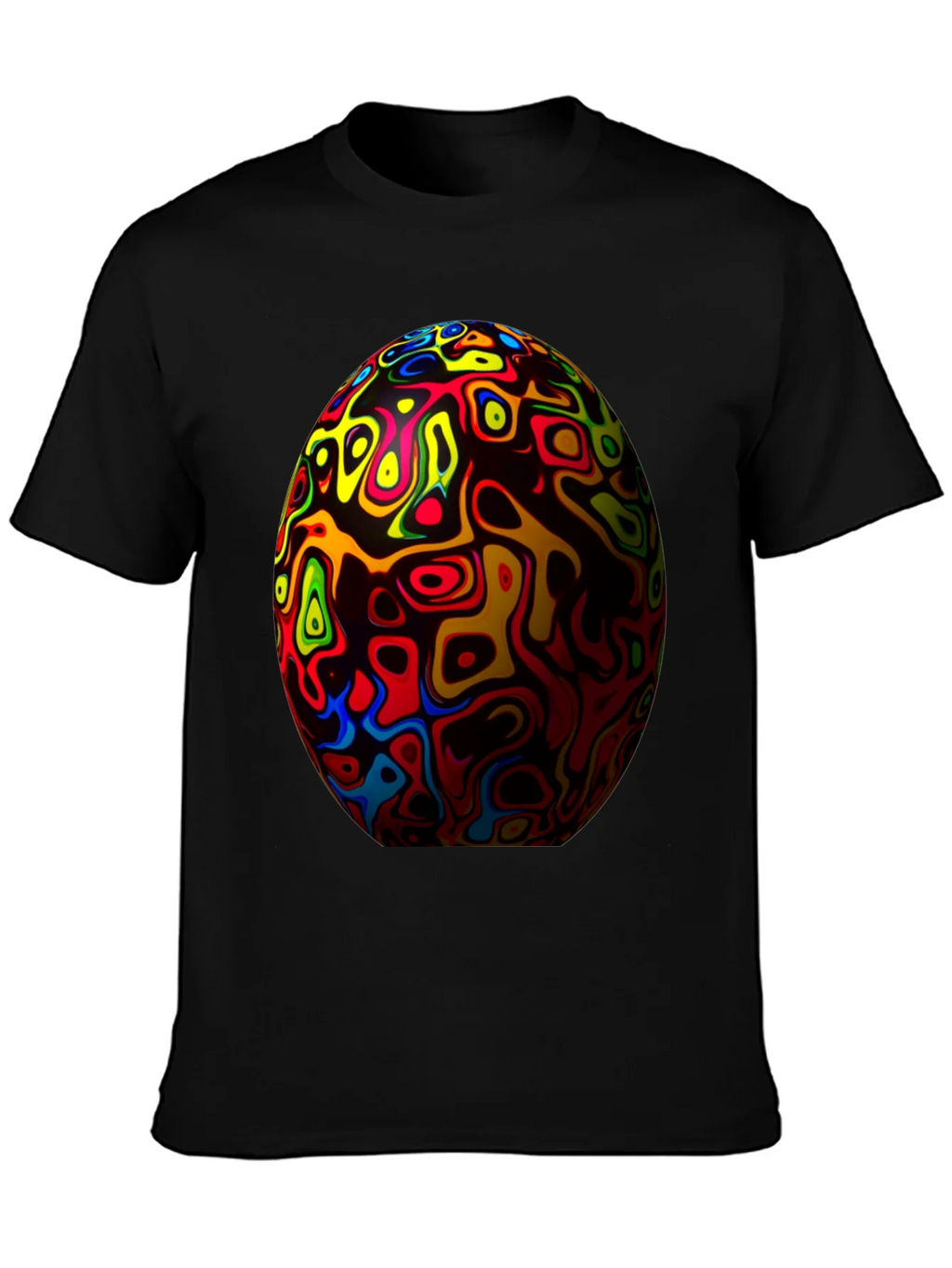 Abstract Sphere Graphic Tee - Unique Design