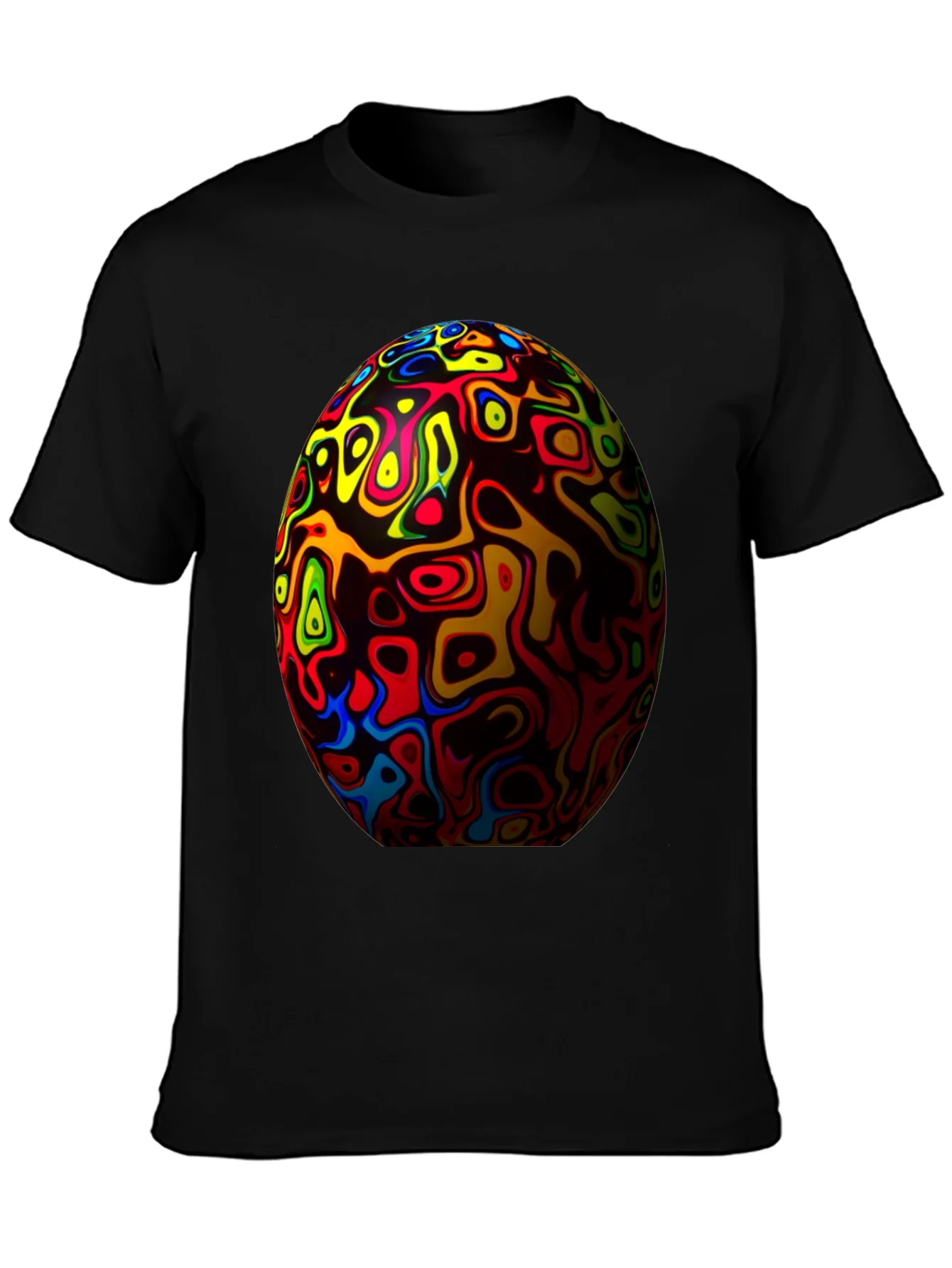 Abstract Sphere Graphic Tee - Unique Design