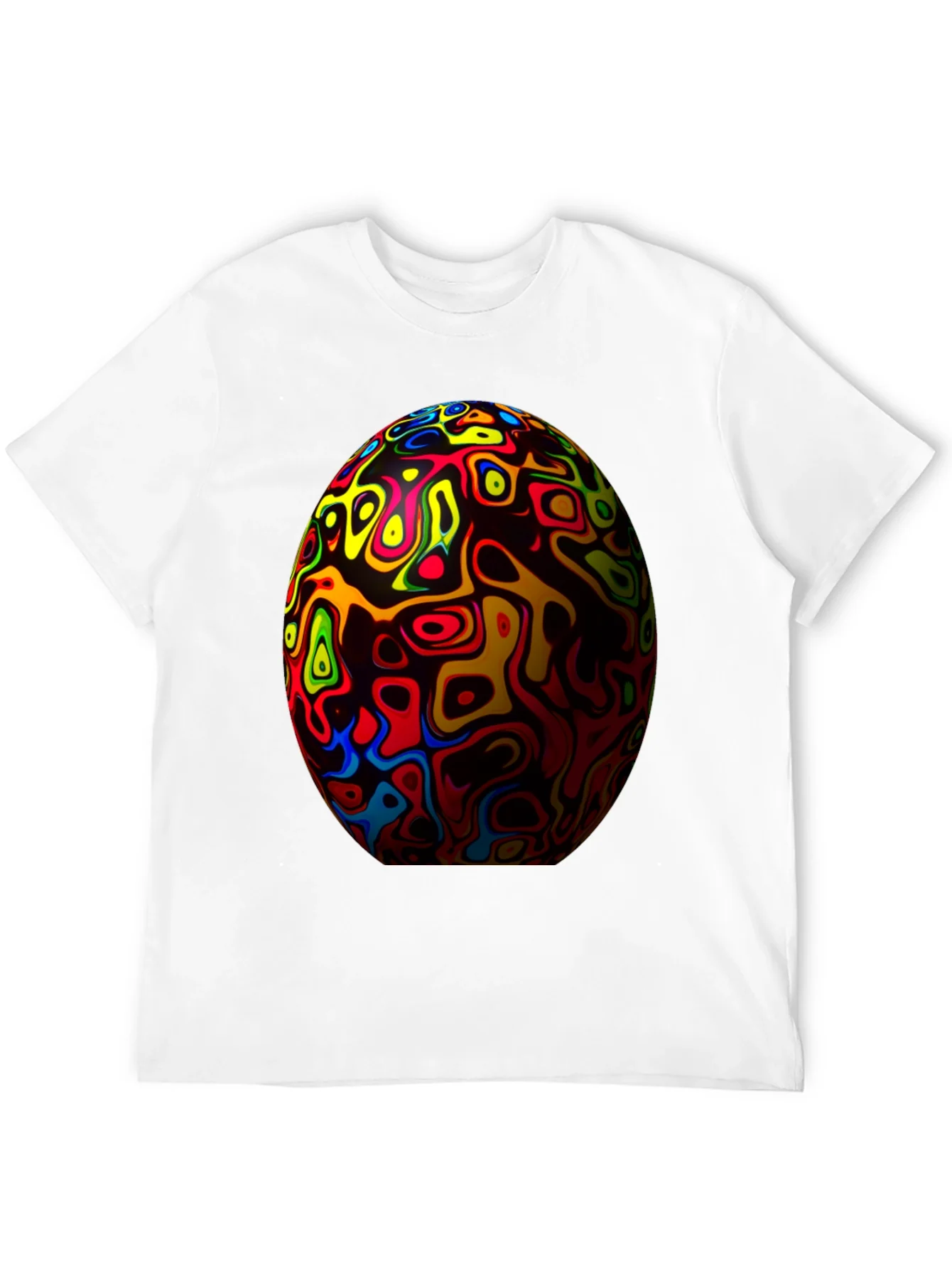Abstract Sphere Graphic Tee - Unique Design