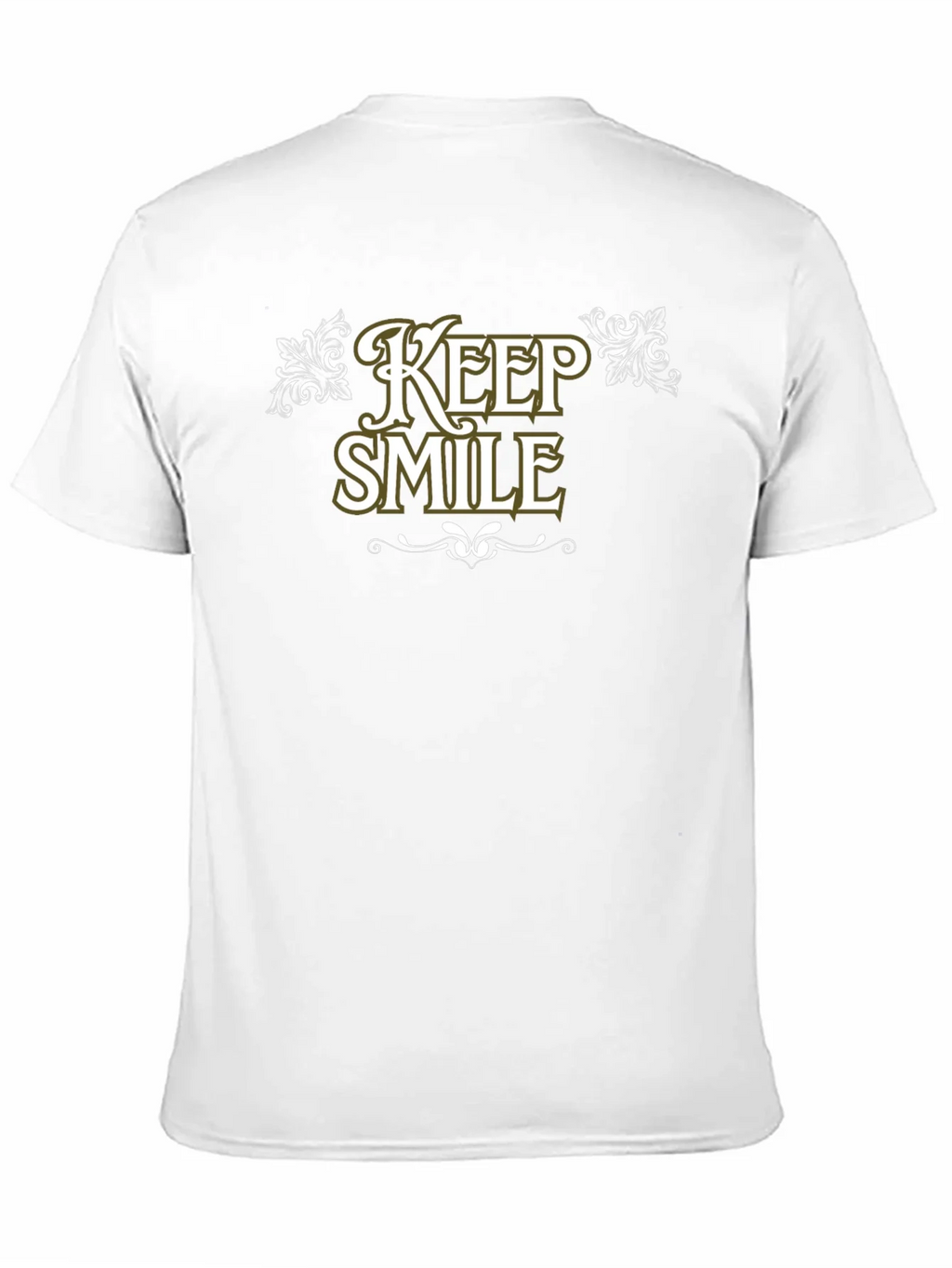 Keep Smile Black Graphic Tee Shirt