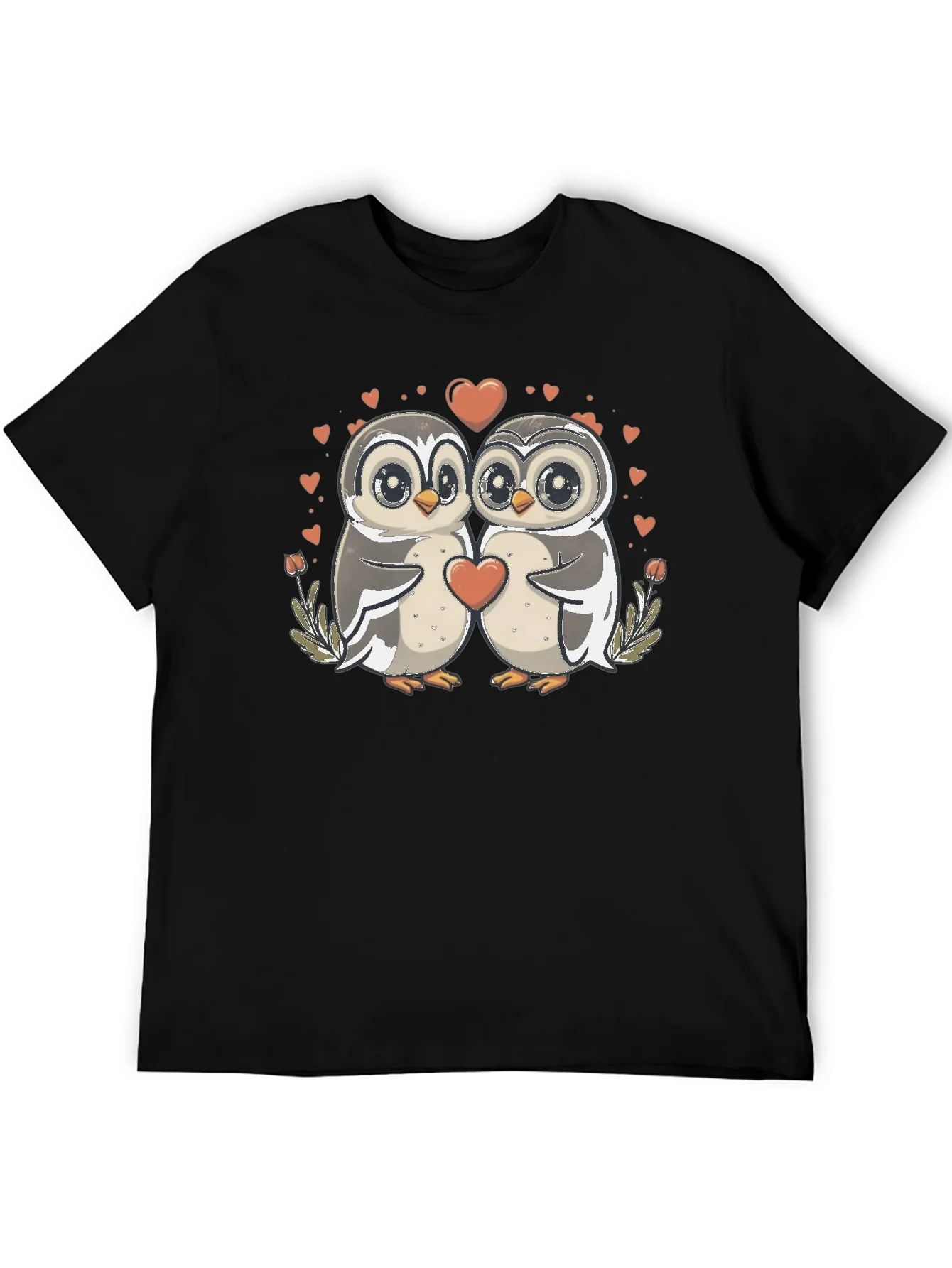 Owl Love T-Shirt: Cute Valentines Graphic Tee