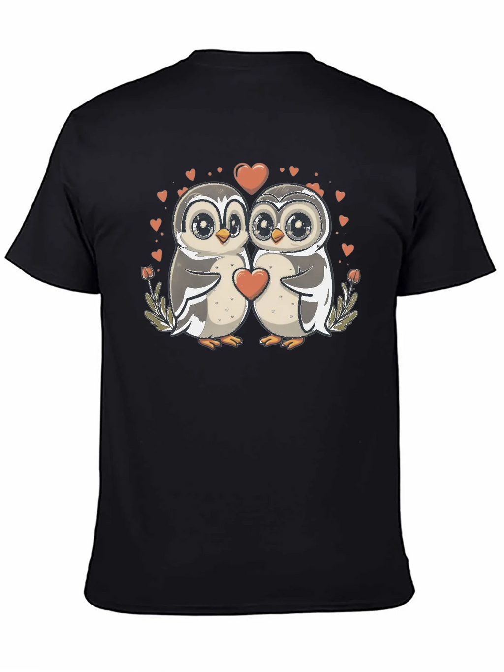 Owl Love T-Shirt: Cute Valentines Graphic Tee