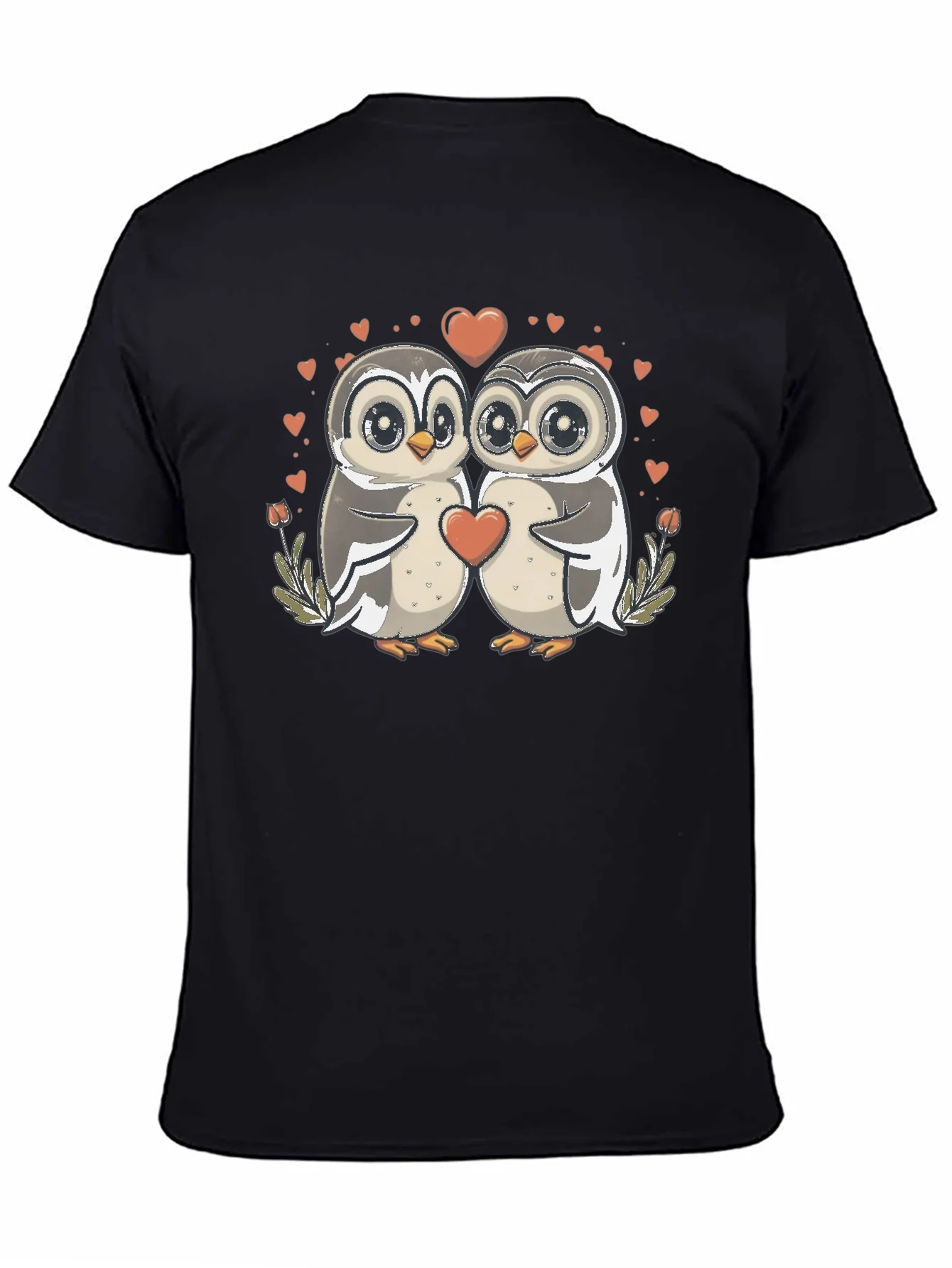 Owl Love T-Shirt: Cute Valentines Graphic Tee
