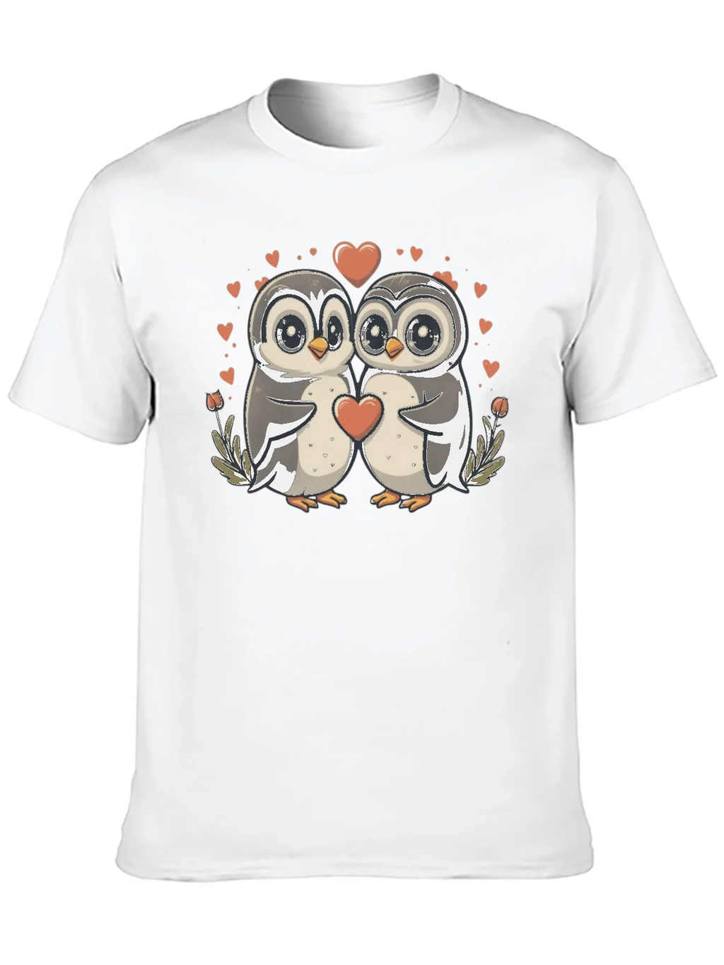 Owl Love T-Shirt: Cute Valentines Graphic Tee