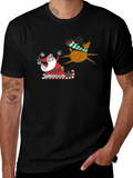 Santa and Reindeer T-Shirt