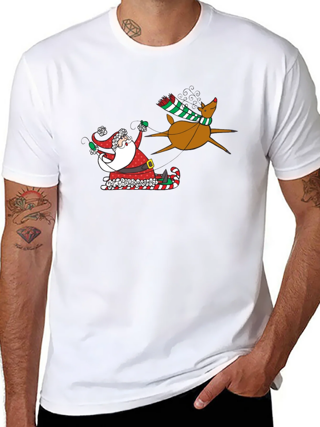 Santa and Reindeer T-Shirt