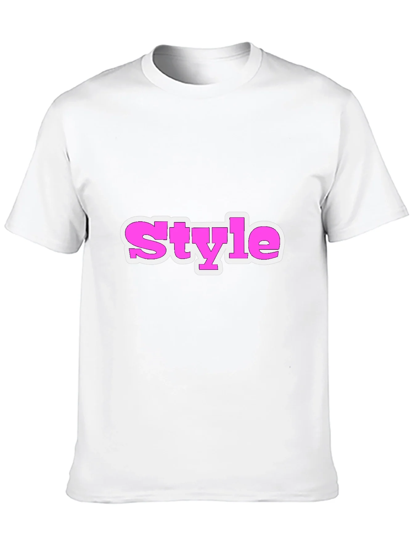 Stylish Black Tee with Style Graphic