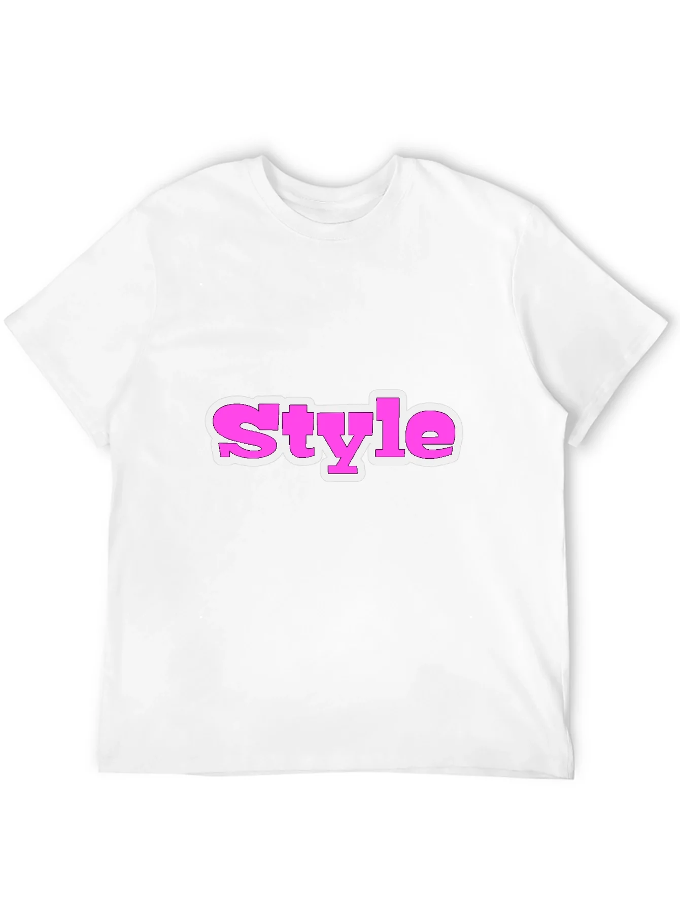 Stylish Black Tee with Style Graphic