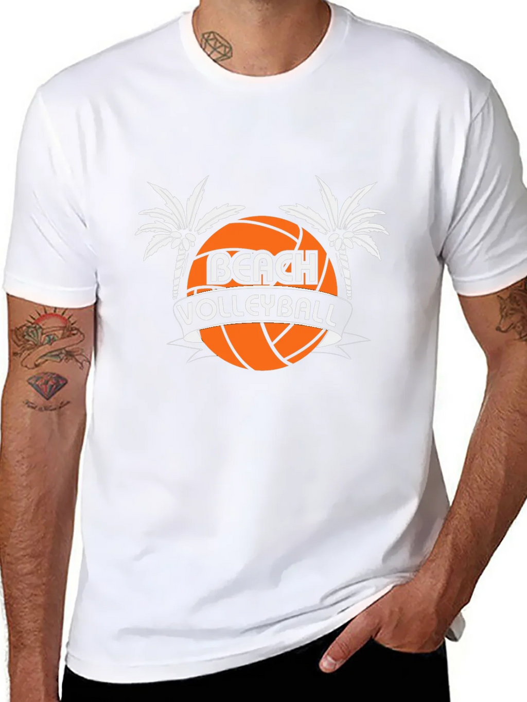 Beach Volleyball Graphic Tee - Stylish Summer Shirt