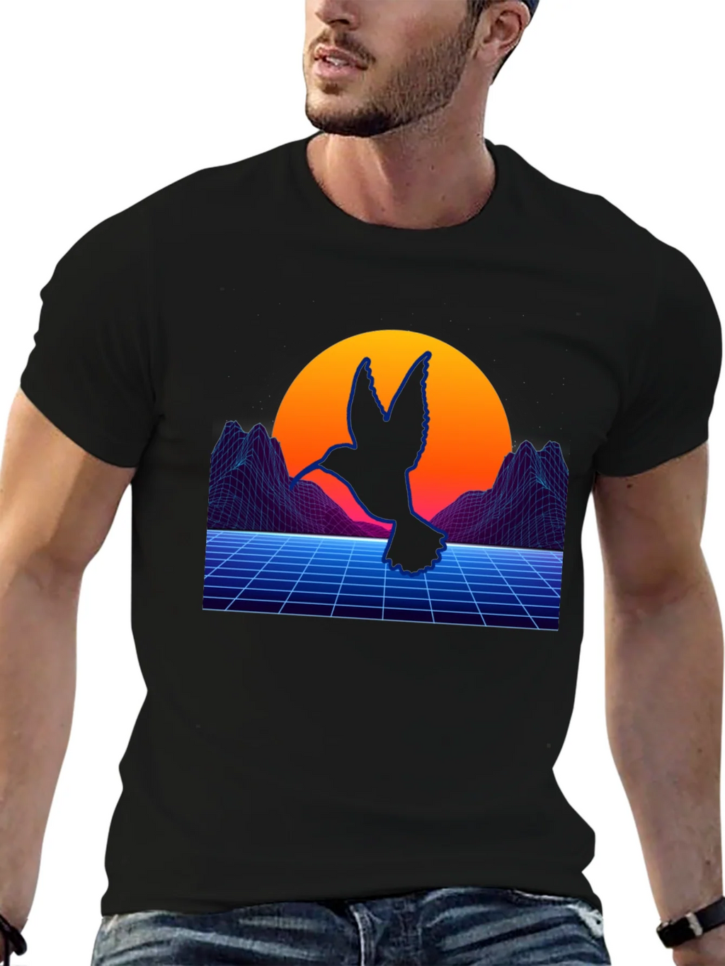 Retro Hummingbird T-Shirt