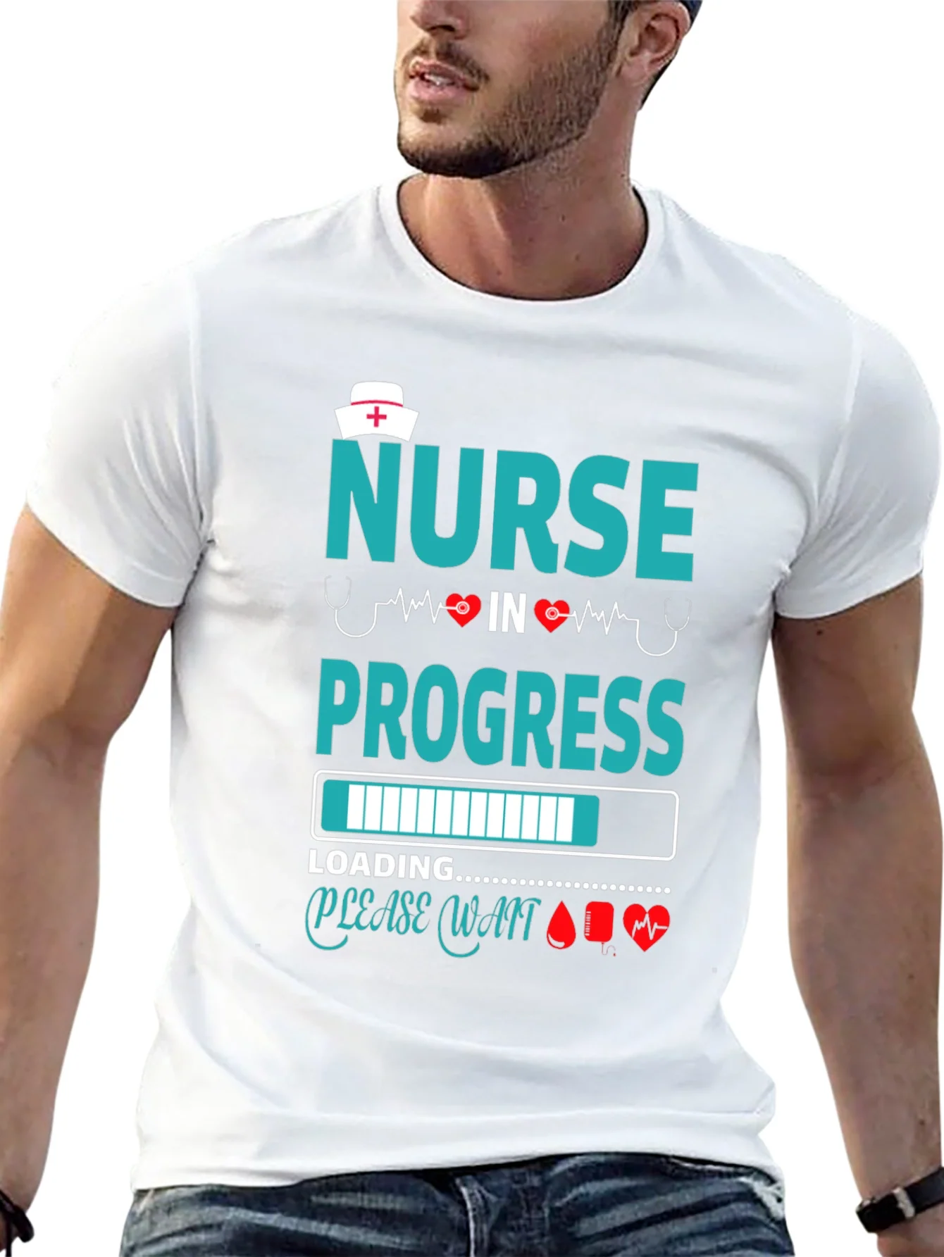 Nurse in Progress Black T-Shirt