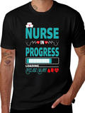 Nurse in Progress Black T-Shirt
