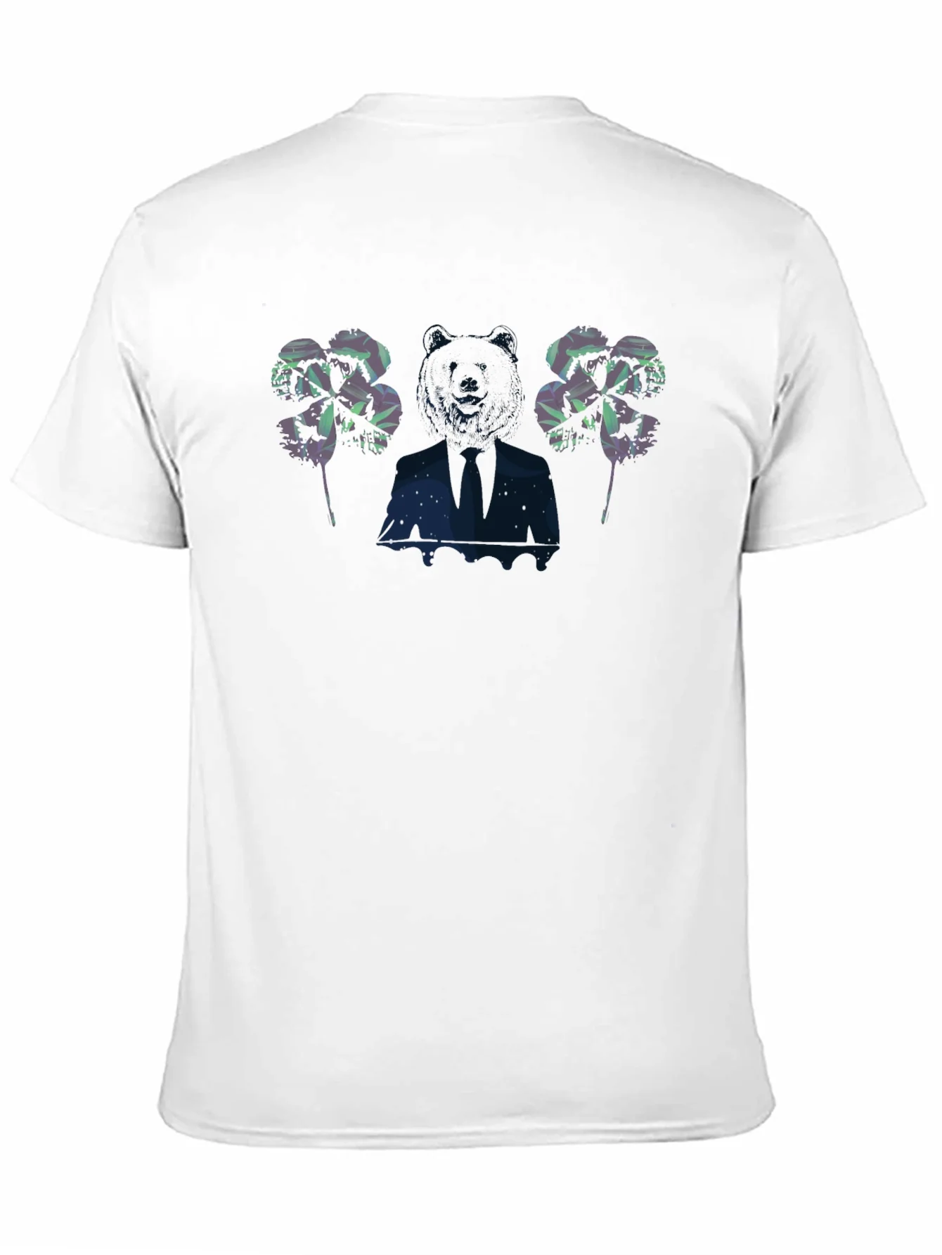 Mens Graphic Print Black T-Shirt