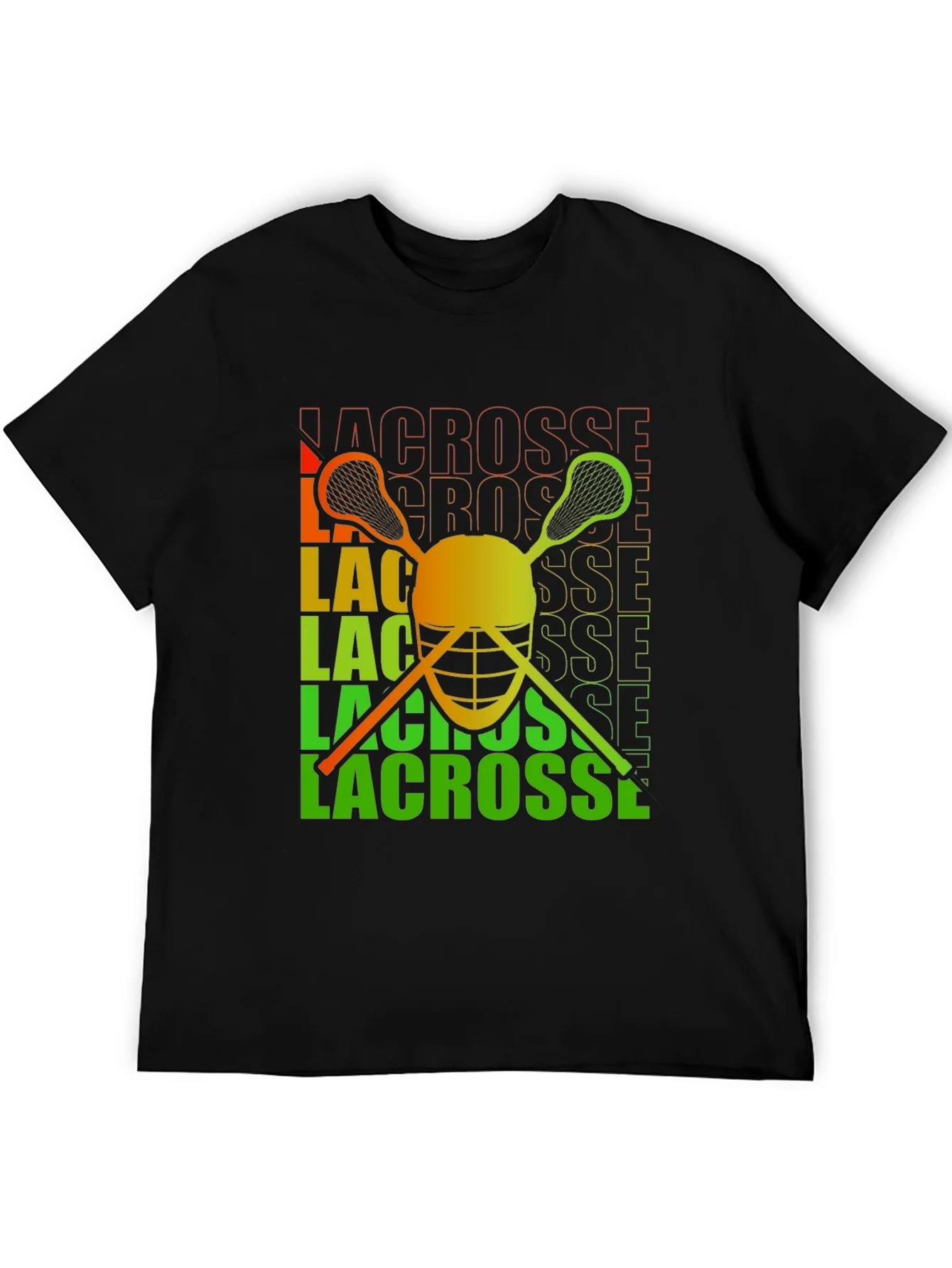 Lacrosse Helmet Graphic Tee