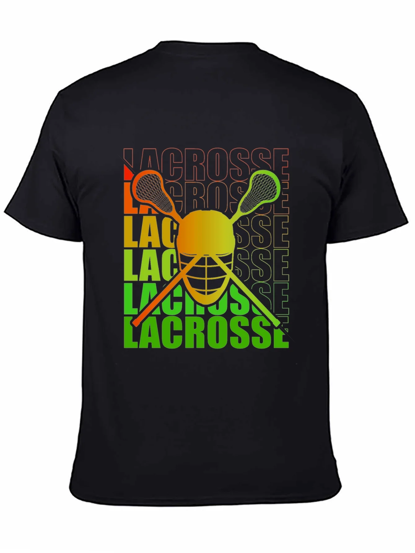 Lacrosse Helmet Graphic Tee
