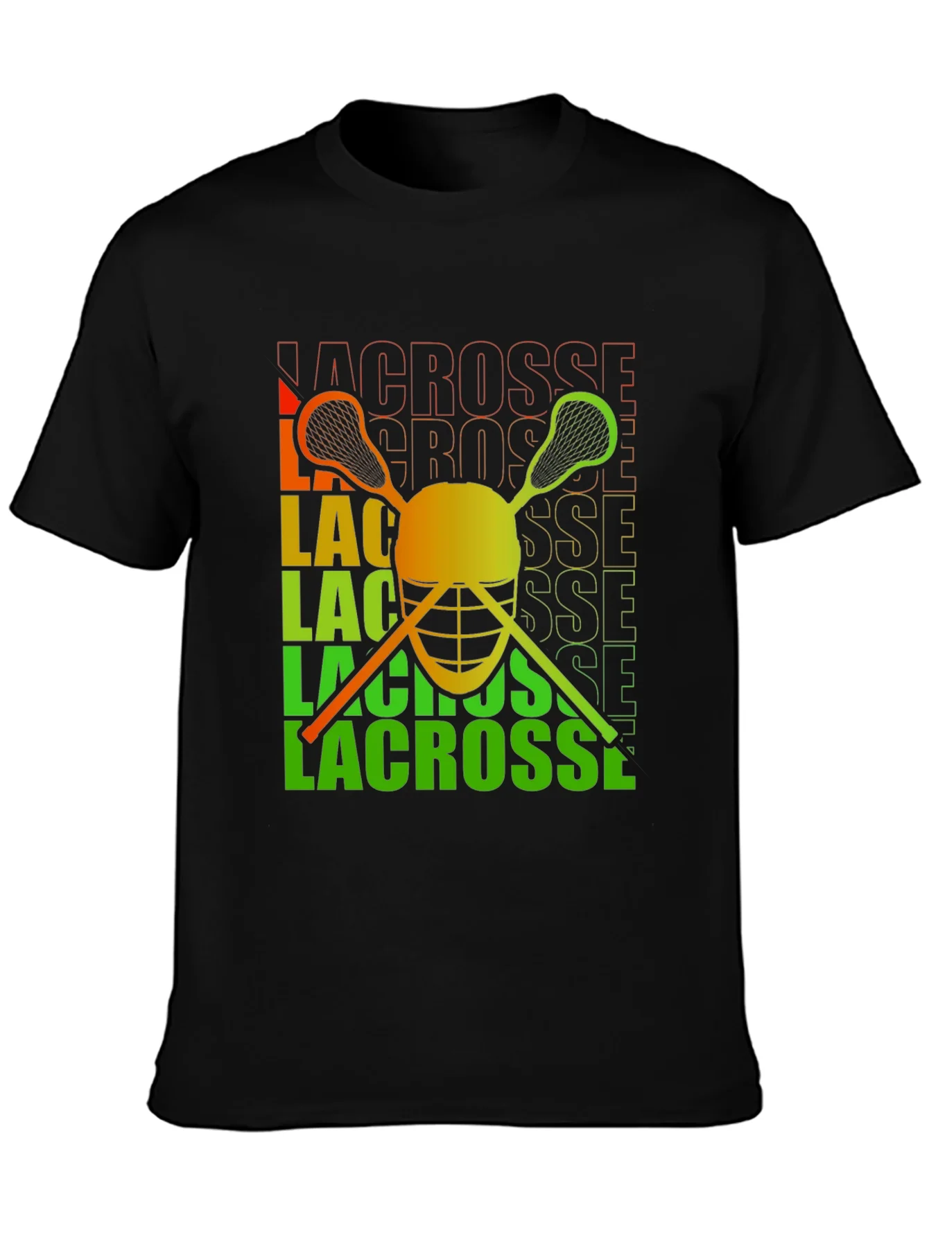 Lacrosse Helmet Graphic Tee