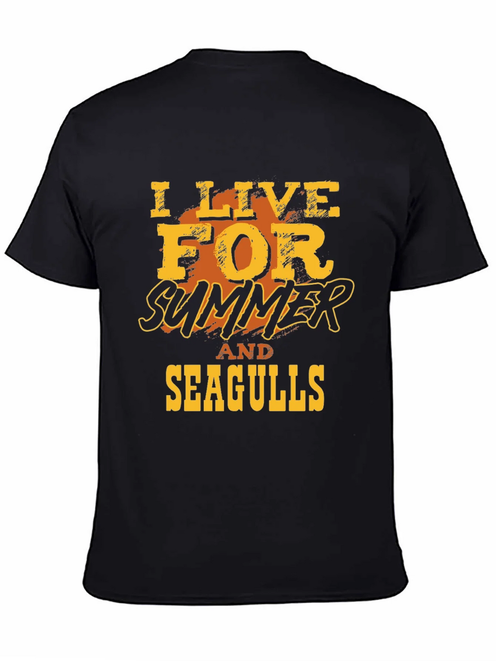 I Live For Summer And Seagulls Graphic T-Shirt