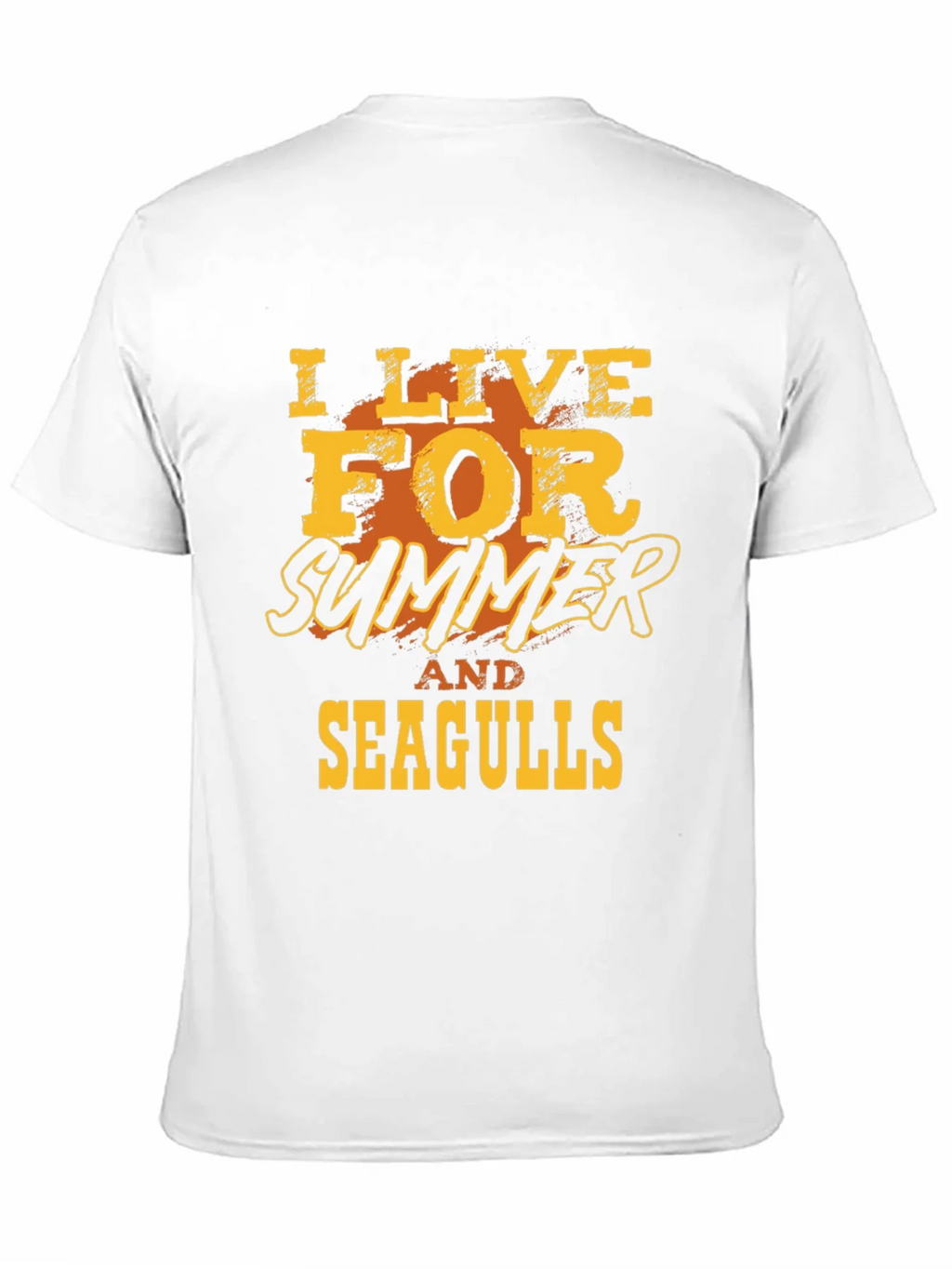 I Live For Summer And Seagulls Graphic T-Shirt