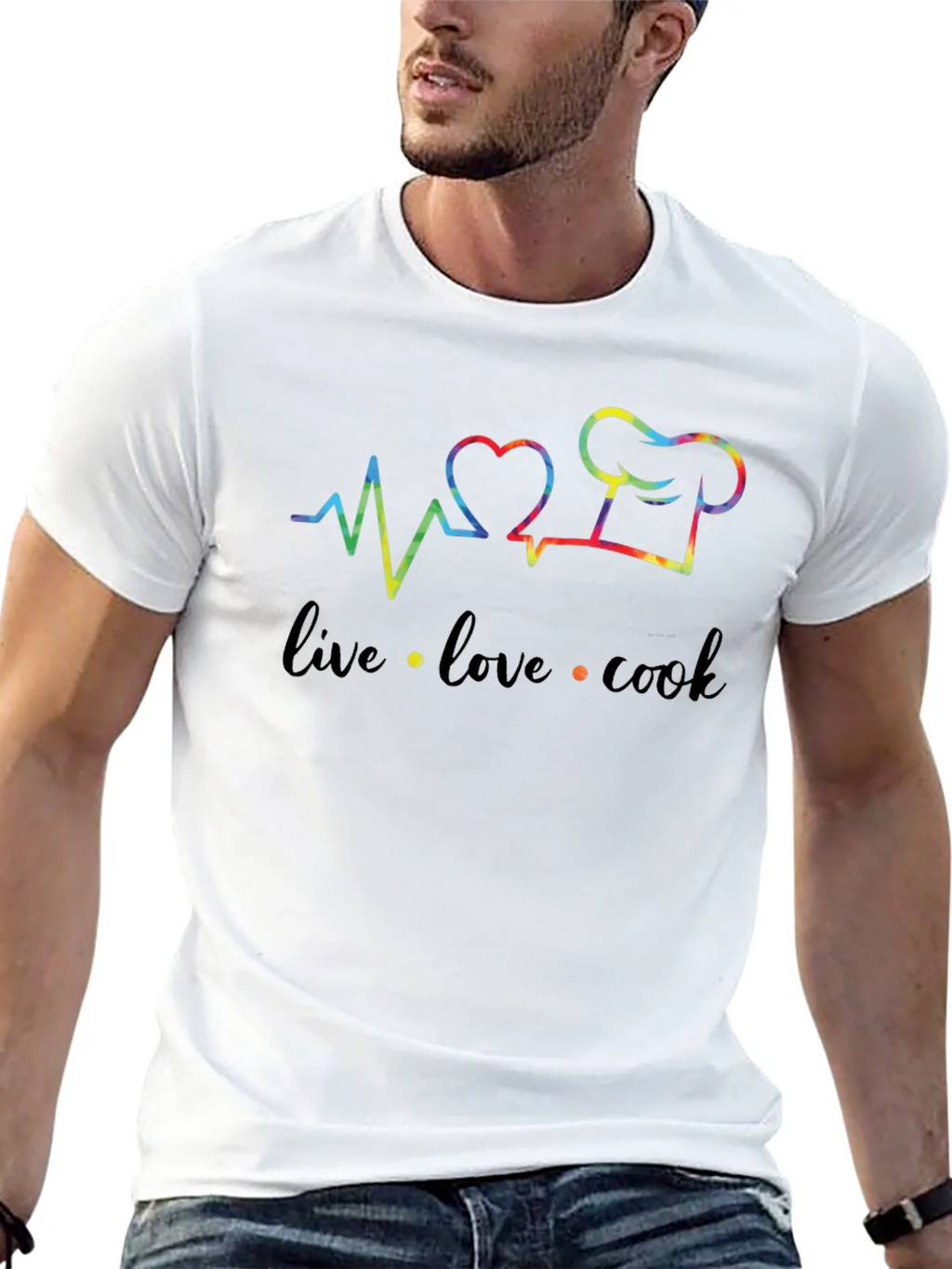 Live Love Cook Graphic Tee