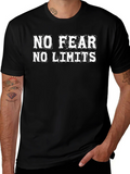 No Fear No Limits Graphic T-Shirt