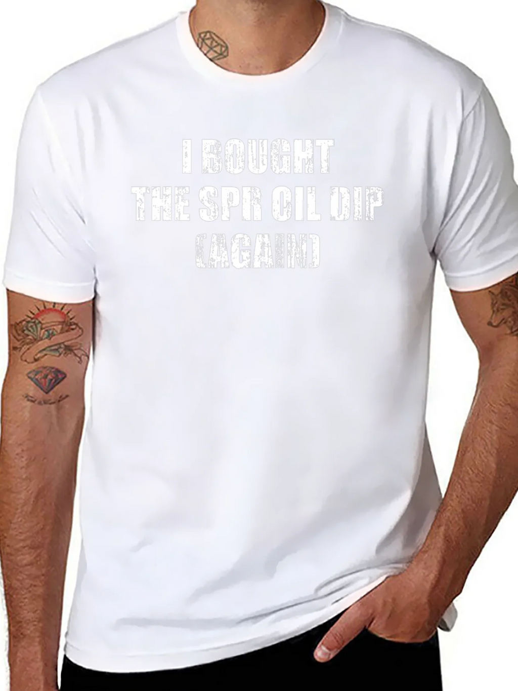 SPR Oil Dip T-Shirt - Humorous Sarcastic Tee